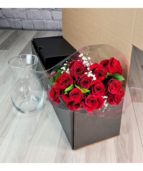 1 Dozen Roses Wrapped