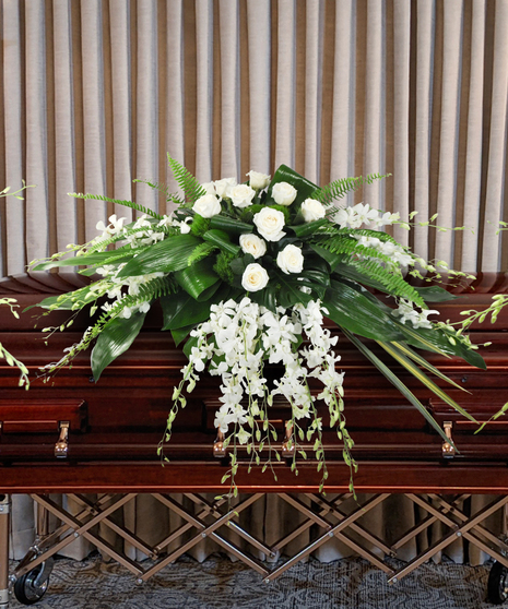 Harmonic Views Casket Spray