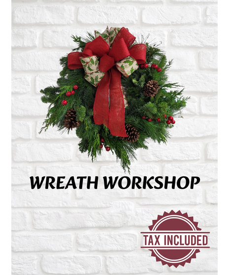 Layton Store Wreath Workshop - Saturday Dec. 6th 2:30-4:00pm