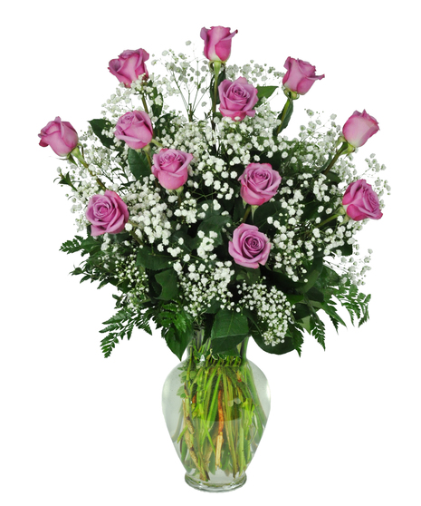 1 Dozen Premium Lavender Roses