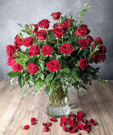 4 Dozen Premium Red Roses