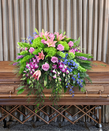 Garden in Spring Casket Spray