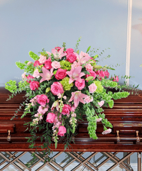 Garden of Peace Casket Spray