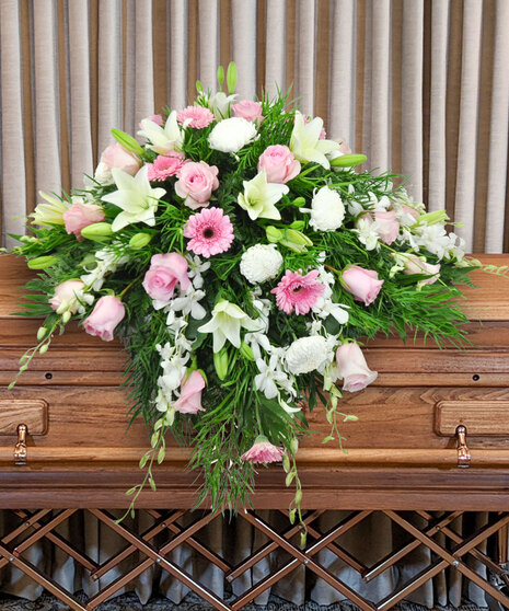 Purity & Peace Casket Spray