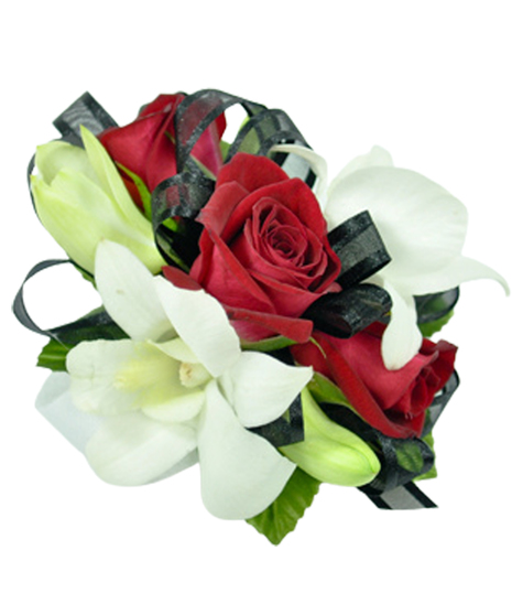 Wrist Corsage - Selection of Ribbon Colors