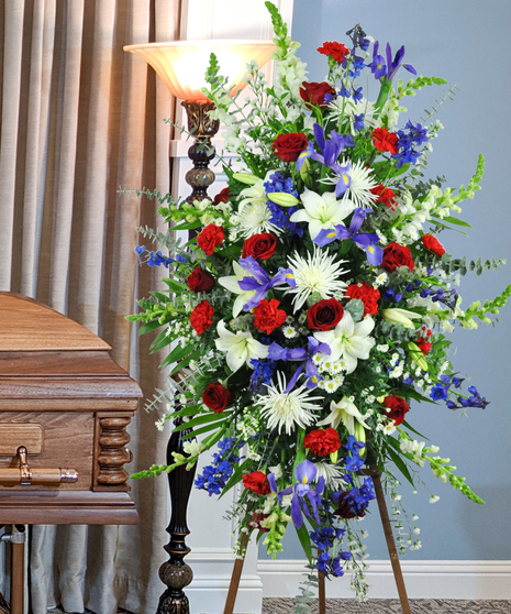 Stars & Stripes Standing Spray